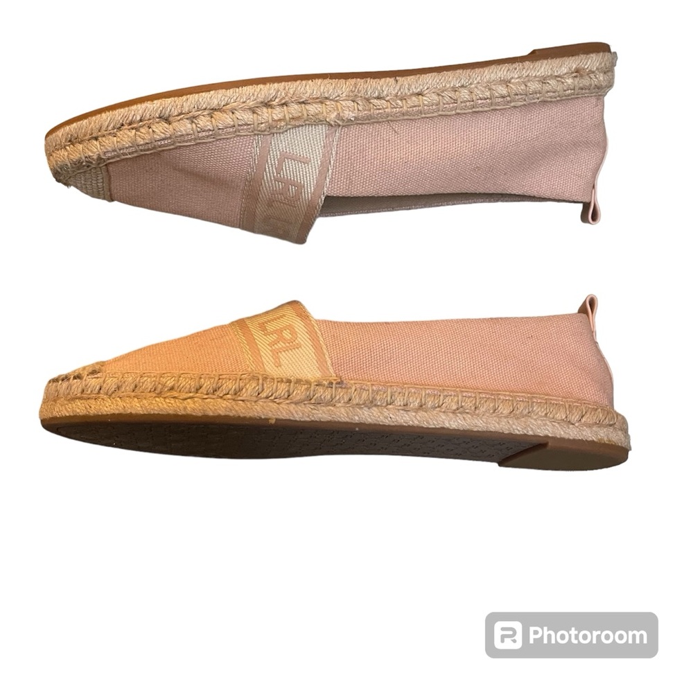 Lauren Ralph Lauren Pink Canvas Espadrilles - Picture 11 of 11